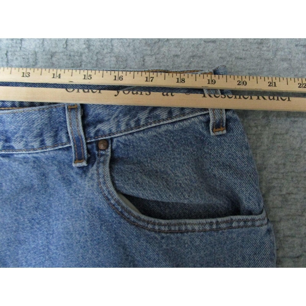 Levis 546 Jeans Mens 42x30 Light Wash Blue Loose Fit Relaxed Everyday Casual - Picture 7 of 11